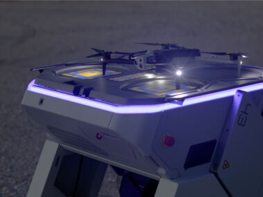 9 Row Return Skydio Dock Landed