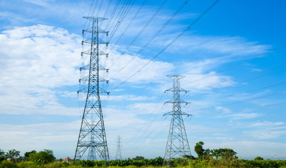 High voltage towers