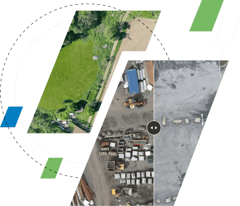 Aerial data management Orthomosaics
