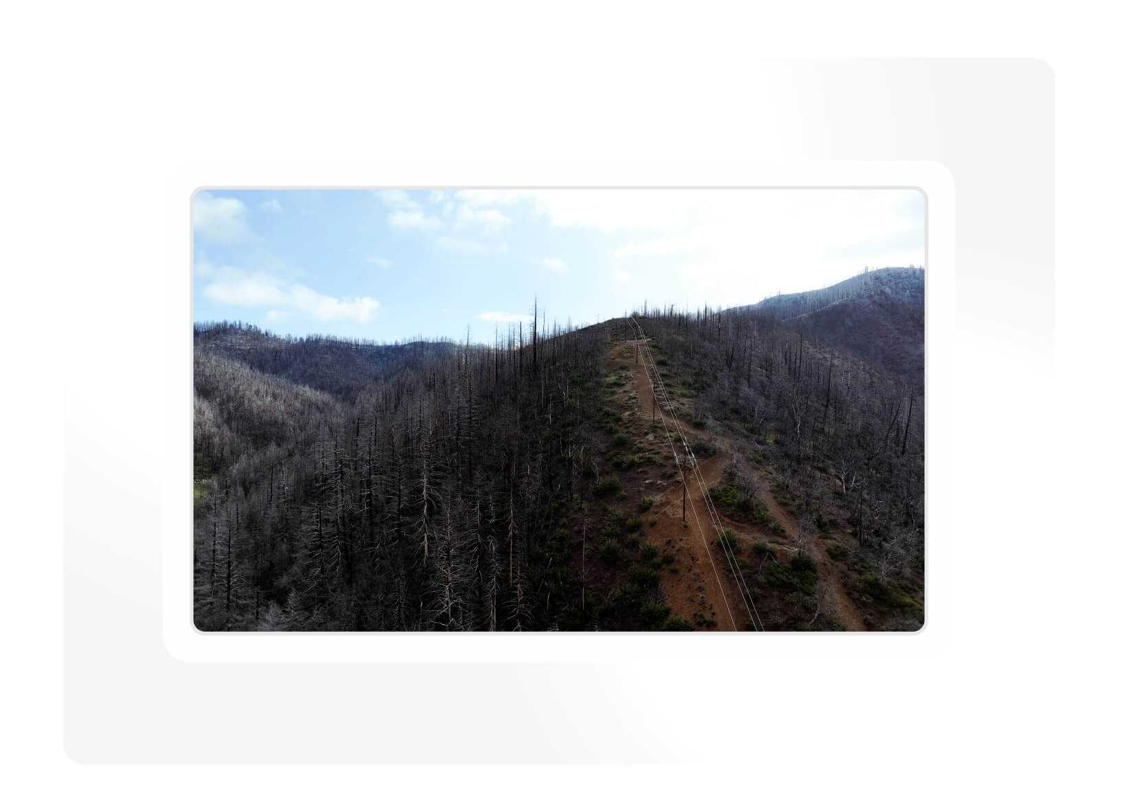 Power grid wildfires