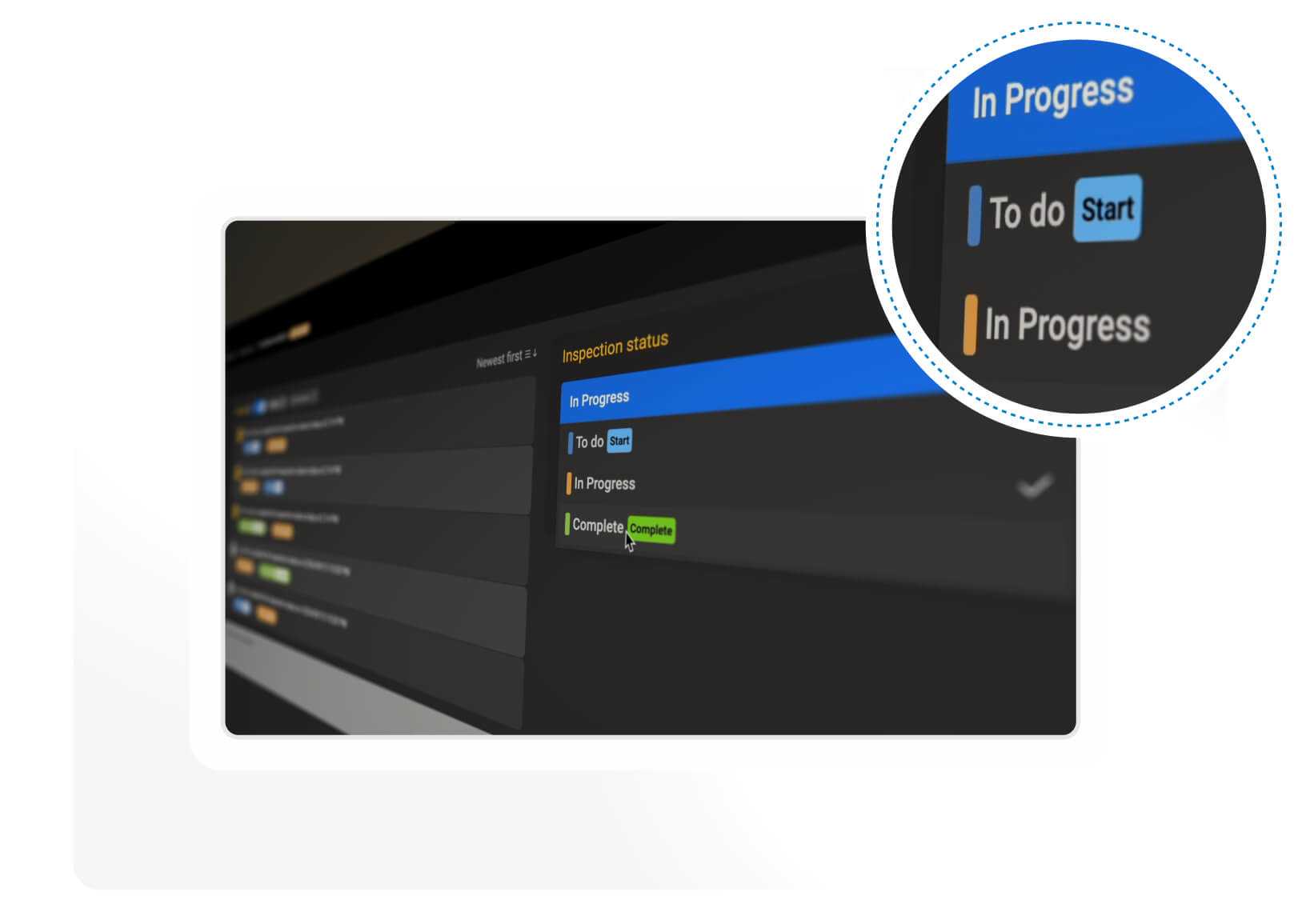 Tabbed explainer regulatory compliance